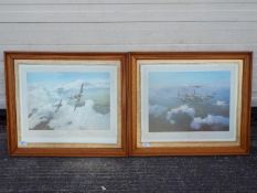 Two framed prints after Robert Taylor comprising a first edition example entitled Lancaster,