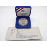 Silver Coin - A 1986 Liberty Silver Proof Dollar, San Francisco Mint,