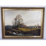 Selby, Vincent (British 1919 - 2004), framed oil on canvas rural landscape scene, signed lower left,