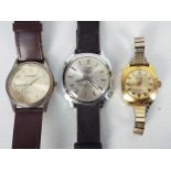 Vintage wrist watches to include Superoma,