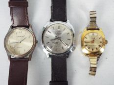 Vintage wrist watches to include Superoma,