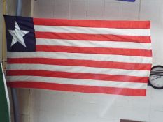 Liberia Flag - an original vintage Liberia flag,