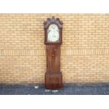 A good late 18th/ early 19th century mahogany 8-day longcase signed to the painted dial for