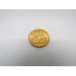Gold Sovereign - George V, sovereign (full), 1915, 8.1 grams.