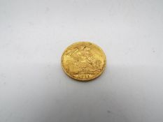 Gold Sovereign - George V, sovereign (full), 1915, 8.1 grams.