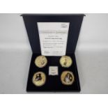 A limited edition boxed set of four commemorative coins celebrating Queen Victoria 1819 - 1901,