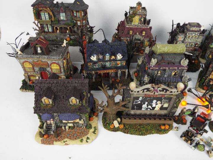 A collection of Hawthorne Village The Munsters Halloween Village models - Image 2 of 4