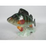 A Beswick study of a perch, impressed 1875 to the base, approximately 11 cm (h).