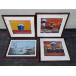 Four limited edition prints, all nautical themed,