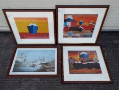 Four limited edition prints, all nautical themed,