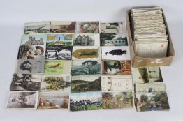 Deltiology - Over 450 early period UK and foreign topographical art cards and rural,