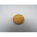 Gold Sovereign - Queen Victoria, sovereign (full), 1889, 8 grams.