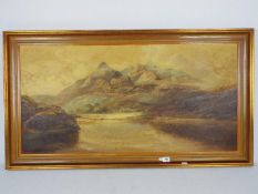 Turner, Prudence (1930 - 2007) - A framed oil on canvas Highland landscape scene,