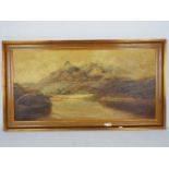 Turner, Prudence (1930 - 2007) - A framed oil on canvas Highland landscape scene,