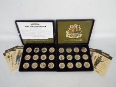 Two limited edition Westminster Collection World War Two commemorative coins sets comprising D-Day