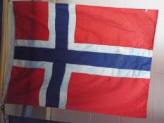 Norway Flag - an original vintage Norway flag,