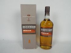 Auchentoshan - A 700ml bottle of American Oak single malt whisky, 40% ABV, contained in carton.