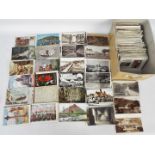 Deltiology - In excess of 500 mainly earlier UK cards including subjects with some foreign.