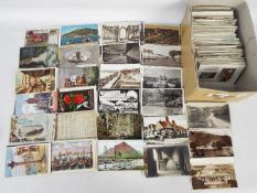 Deltiology - In excess of 500 mainly earlier UK cards including subjects with some foreign.
