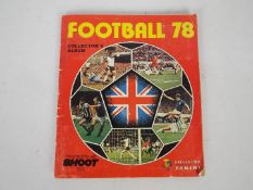 Football Sticker Album - Panini Football 78, complete.