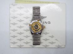 Breitling - A stainless steel Callistino bracelet watch, reference B52044,