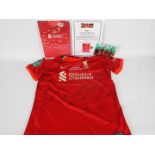 Liverpool Football Club - A signed 2022 Carabao Cup Final Liverpool Football Club shirt with