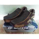 Skechers - a pair of brown Genesis-Shak