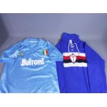 Football Shirts - two replica football shirts,