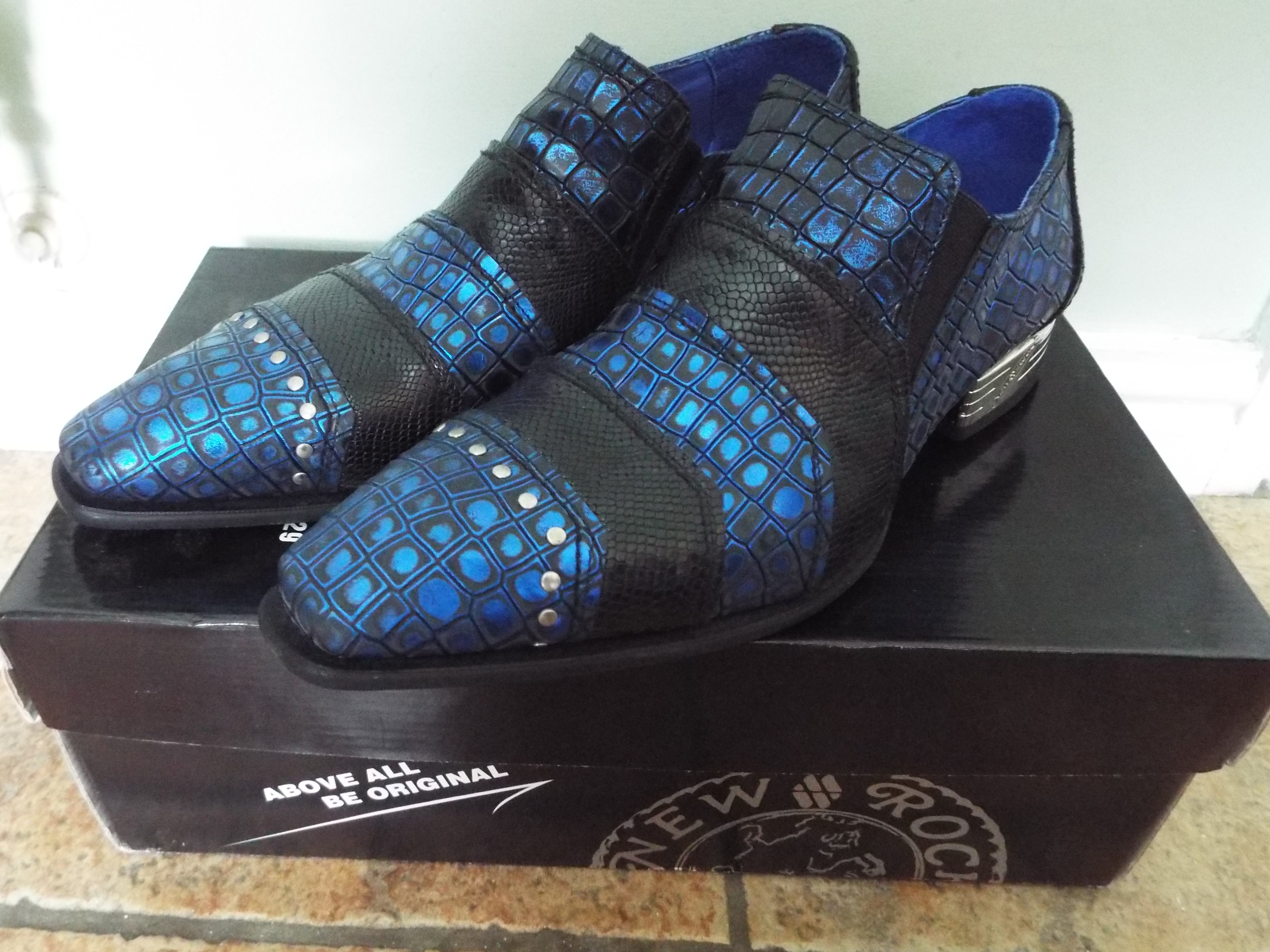 New Rock - a pair of gentleman's blue /