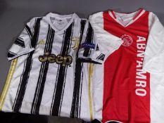 Football Shirts - two replica football shirts