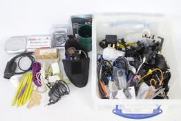 Various chargers, cords, adapters and si