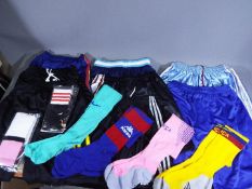 Football Shirts - eight pairs of replica football shorts and six pairs of football socks