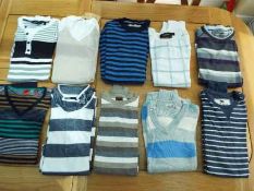 Jumpers - a job lot of 10 Jumpers, various brands and sizes M and L,