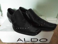 Aldo - a pair of black fashion shoes, # Buffaloe-97, size 41 (EU), 7 (UK),