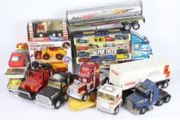 Tonka, Nylint, Matchbox,Lucky Toys, Other - A collection of predominately unboxed pressed steel,