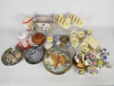 Lot to include Lurpak branded items comprising toast racks, egg cups, butter dish, Wade items,