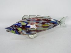 A large Murano style fish,