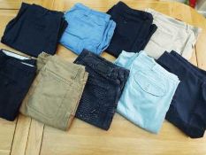 Jeans / Casual wear - a job lot of 4 pairs of Shorts and 5 pairs of Jeans / casual trousers,