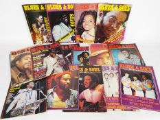 Twenty vintage issues of the weekly musical magazine Blues & Soul International Music Review dated