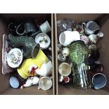 Lot comprising ceramics to include Denby Stoneware, Aynsley, Burleigh Ware dragon handle jug,