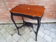 An occasional table, refurbished, 71 cm