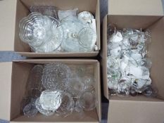 Lot to include vases, cake stands, vinta
