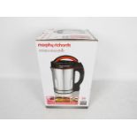 A Morphy Richards Soup & Smoothie maker.