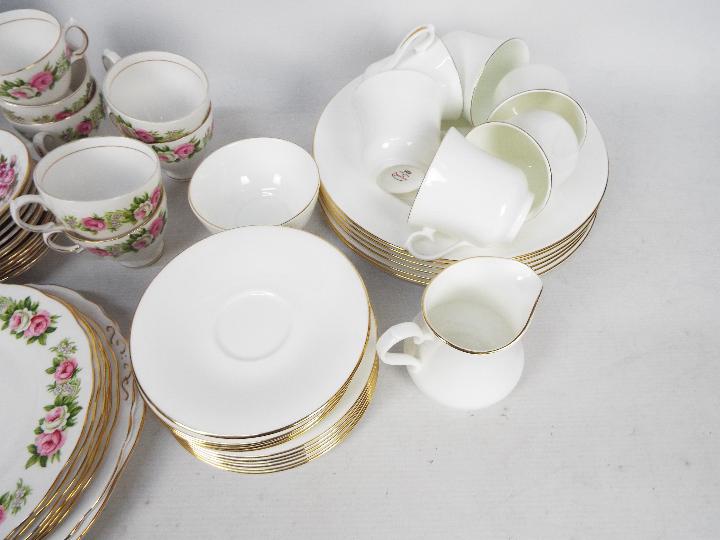 Dinner and tea wares by Colclough and Queen Anne, two boxes. - Image 4 of 7