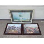 Two framed limited edition prints after Mark Churms,