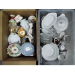 Mixed lot to include ceramics, plated wa