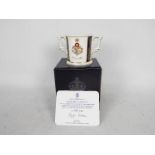 Royal Crown Derby - A limited edition Golden Jubilee loving cup,