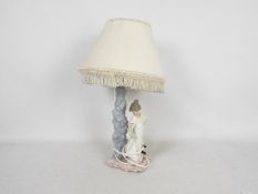 A Nao figural table lamp, approximately