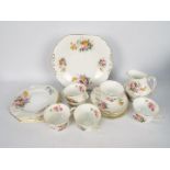 Coalport - A collection of tea wares in