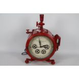 An antique Alder & Mackay Ltd gas meter